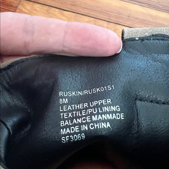 NWOT Steve Madden Ruskin Suede Harness Boots - Taupe - Size 8 - Picture 12 of 12